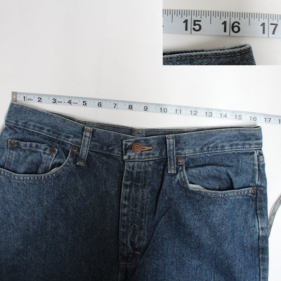 Wrangler Five Star Premium Denim Regular Fit Straight Leg Blue Jeans 34 x 36 NWT - Picture 3 of 16